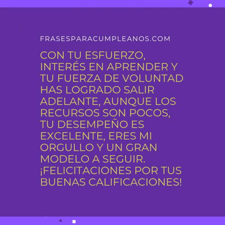 Mensajes de felicitaciones buena calificación frasescumple