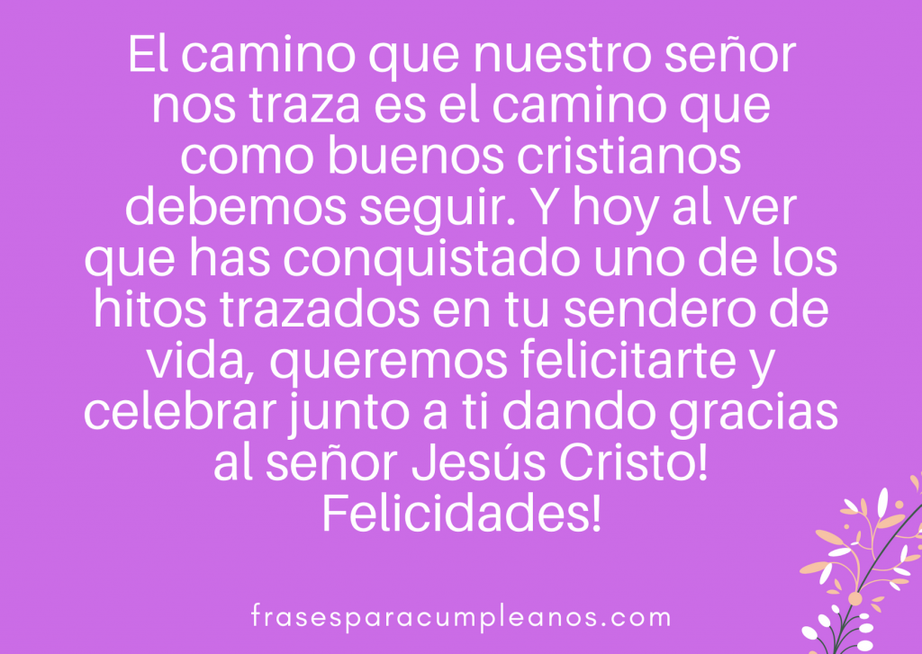 Felicitaciones cristianas por logros obtenidos - FrasesCumpleaños