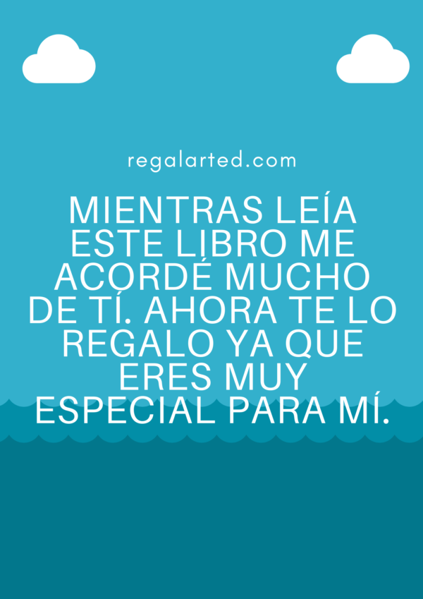 Las Mejores Frases Para Regalar Libros Frasescumple