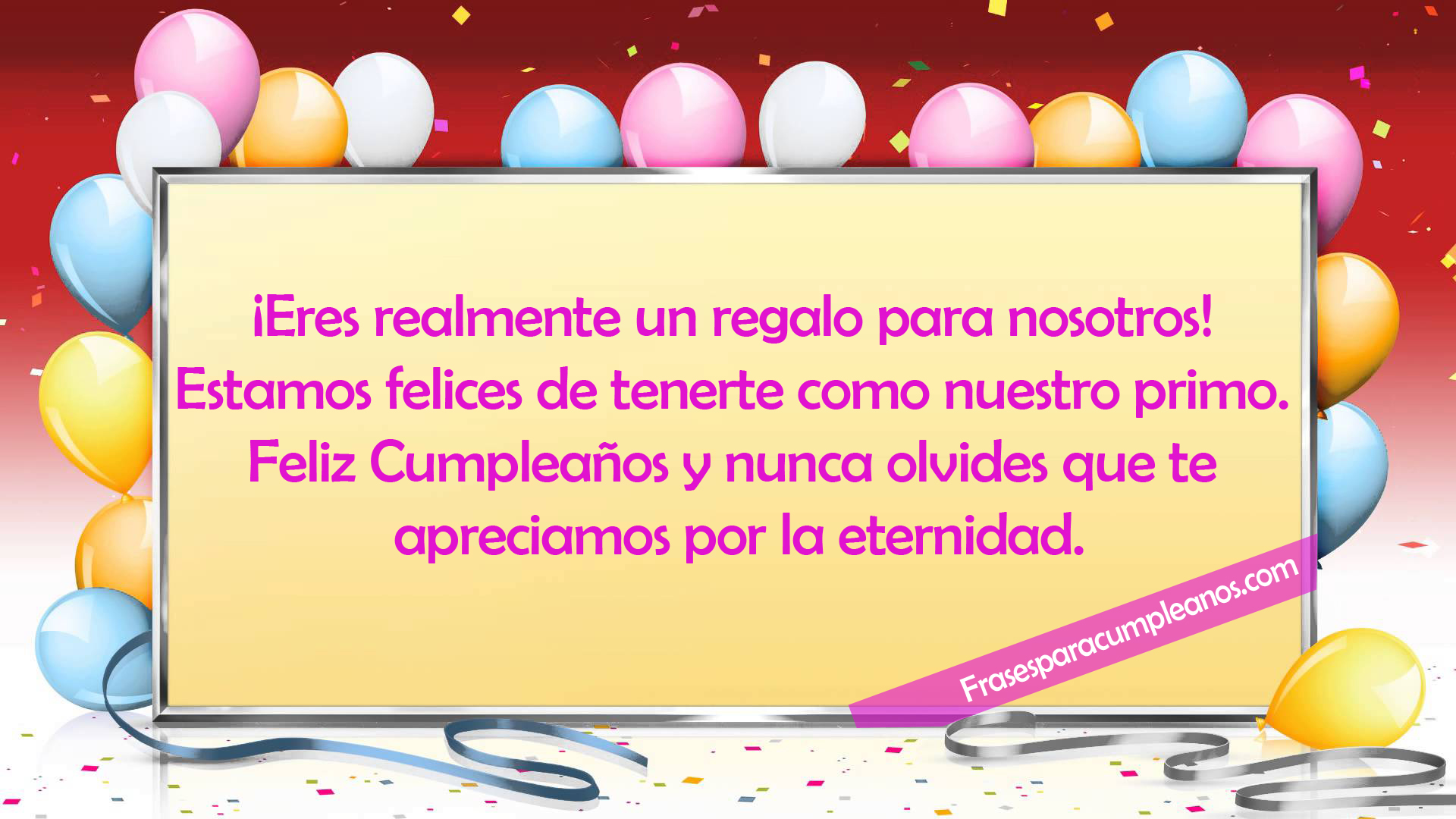 ▷Frases de cumpleaños para mi PRIMO - Frases Cumple