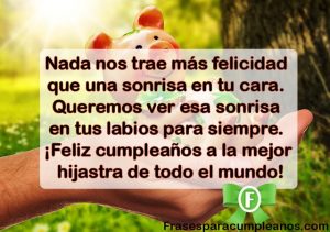 Las Mejores Felicitaciones para mi HIJASTRA - frasescumple