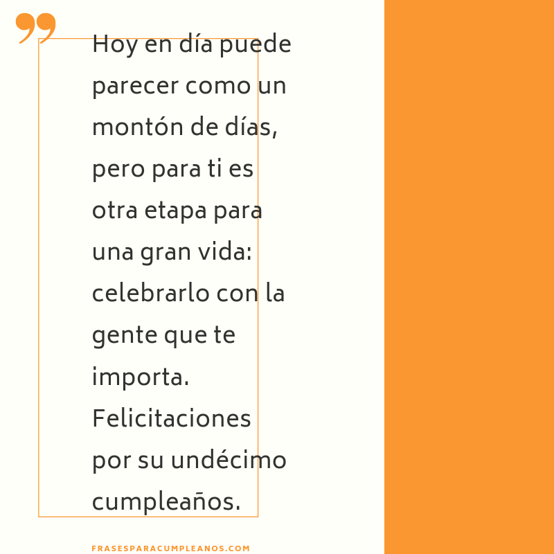 Las Mas Originales Felicitaciones De Cumpleanos 11 Anos Once Frasescumple