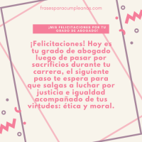 Felicitaciones por grado de abogado – Graduación - frasescumple