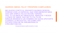 Carta Para Felicitar a un Amigo Especial Por su Cumpleaños  frasescumple