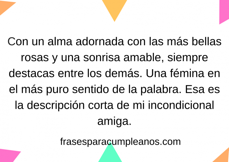 Los Mejores Piropos bonitos para mi amiga frasescumple