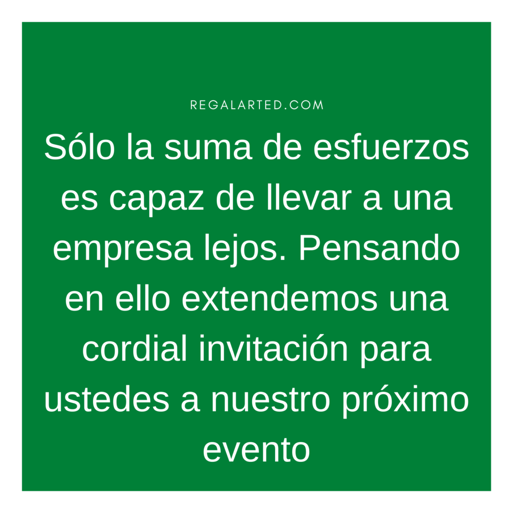 Top Frases para Invitar a evento Empresarial - Frases Cumple